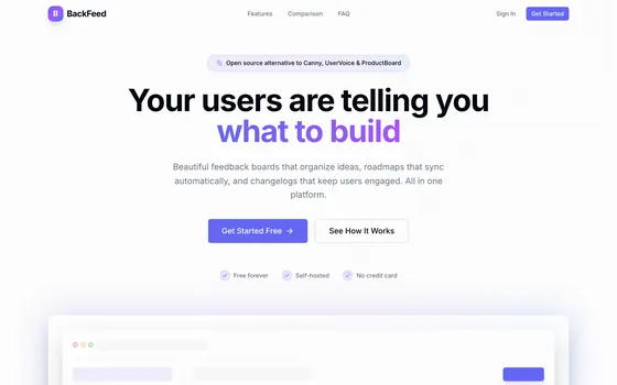 BackFeed — AI-powered feedback and review platform