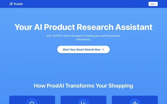 ProdResearch — AI-assisted product research
